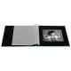 traditionnel Jumbo Fine Art - 50 pages noires - 300 photos - Couverture Turquoise 36x32cm