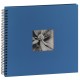 traditionnel Jumbo Fine Art - 50 pages noires + feuillet cristal - 300 photos - Couverture Bleu azur 36x32cm