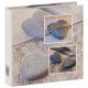 pochettes avec mémo Catania - 100 pages blanches - 200 photos - Couverture Grise 22x22cm + poche CD
