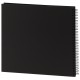 traditionnel Fine Art - 50 pages noires + feuillet cristal - 300 photos - Couverture Noire 36x32cm