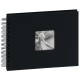 traditionnel Fine Art - 50 pages noires + feuillet cristal - 50 photos - Couverture Noire 24x17cm