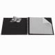 traditionnel Fine Art - 50 pages noires + feuillet cristal - 100 photos - Couverture Noire 28x24cm