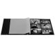 traditionnel Fine Art - 50 pages noires + feuillet cristal - 300 photos - Couverture Grise 36x32cm