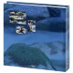 pochettes sans mémo Singo - 100 pages blanches - 200 photos - Couverture Aqua 22x22cm + poche CD