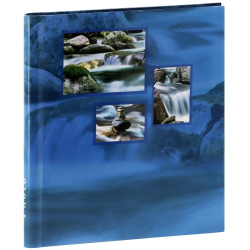 HAMA - Album photo adhésif SINGO - 20 pages blanches - 60 photos - Couverture Bleue 28x31cm