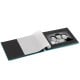 traditionnel Fine Art - 50 pages noires + feuillet cristal - 50 photos - Couverture Turquoise 24x17cm