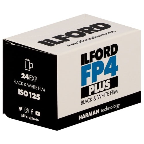 ILFORD - Film noir et blanc FP4 PLUS 125 Format 135 - 24 poses - Vendu par 10