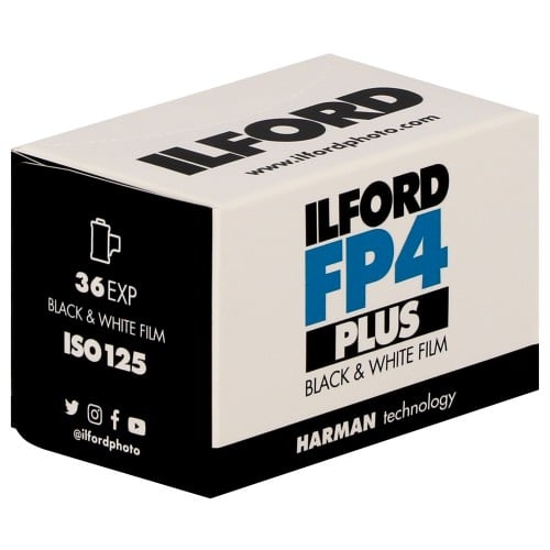 ILFORD - Film noir et blanc FP4 PLUS 125 Format 135 - 36 poses - Vendu par 10