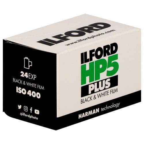 Pellicule photo noir et blanc ILFORD HP5 PLUS 400 Format 135 - 24P L'unité