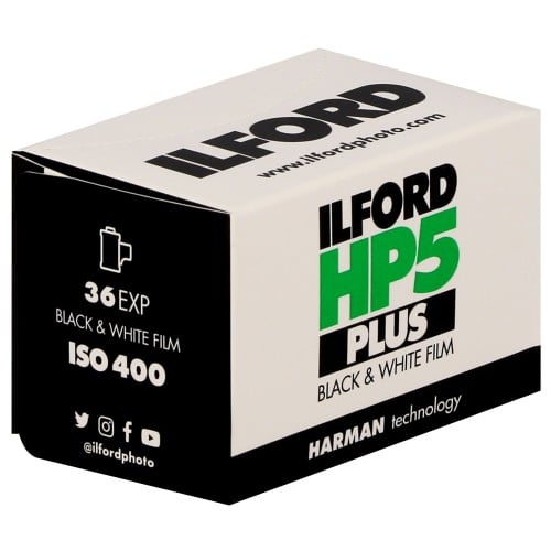 ILFORD - Film noir et blanc HP5 PLUS 400 Format 135 - 36 poses - Vendu par 10