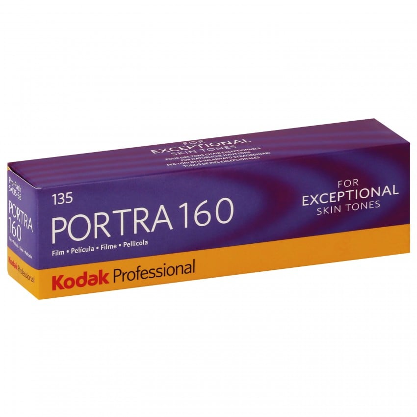 Pellicule photo pro KODAK Négatif couleur PORTRA 160 Format 135 / 36P Pack de 5
