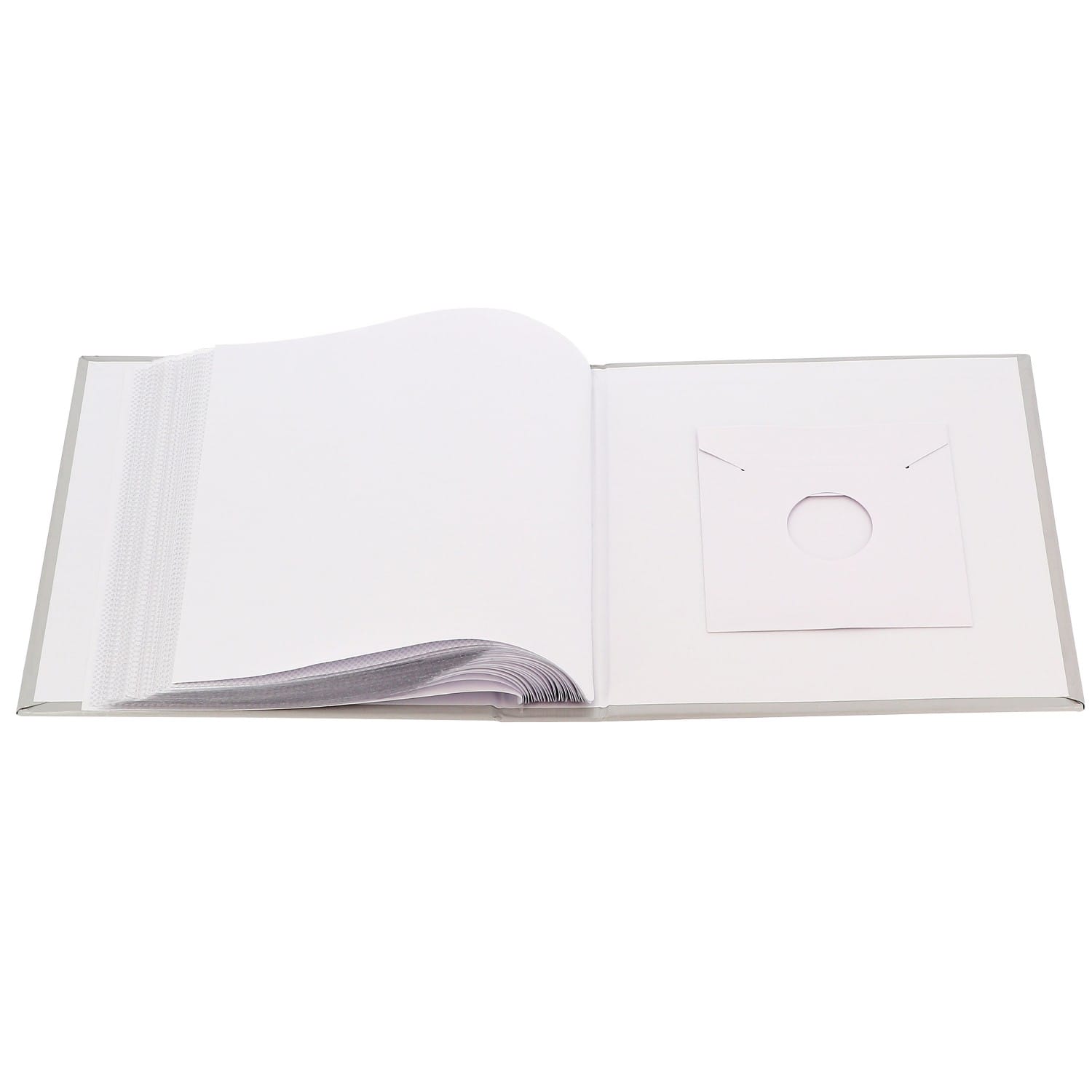 Album photo HAMA pochettes avec mémo HELLO PANDA - 100 pages blanches - 200  photos - Couverture Grise 22,5x22cm