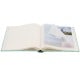 traditionnel DECORI II - 100 pages blanches + feuillets cristal - 400 photos - Couverture Vert menthe 30x30cm
