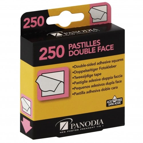 PANODIA - Pastilles double face Boîte de 250 (environ 60 photos) - Vendu par 20