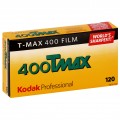 KODAK - Film noir et blanc TMAX 400 Format 120 - Pack de 5