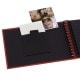 traditionnel Walther Design FUN - 20 pages noires - 40 photos - Couverture Rouge 17x23cm