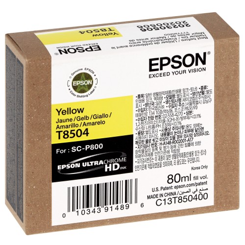 Cartouche d'encre EPSON T40D4 - UltraChrome XD2 Jaune - 50 ml - Le