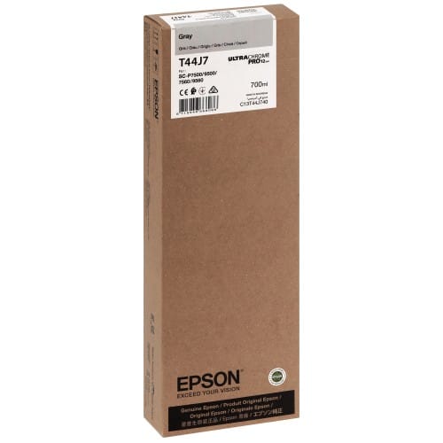 EPSON - Cartouche d'encre traceur T44J7 Pour imprimante SC-P7500/9500 UltraChrome PRO Light Noir - 700ml