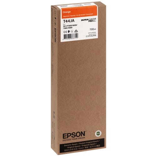 EPSON - Cartouche d'encre traceur T44JA Pour imprimante SC-P7500/9500 UltraChrome PRO Orange - 700ml