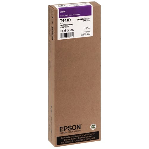 EPSON - Cartouche d'encre traceur T44JD Pour imprimante SC-P7500/9500 UltraChrome PRO Violet - 700ml