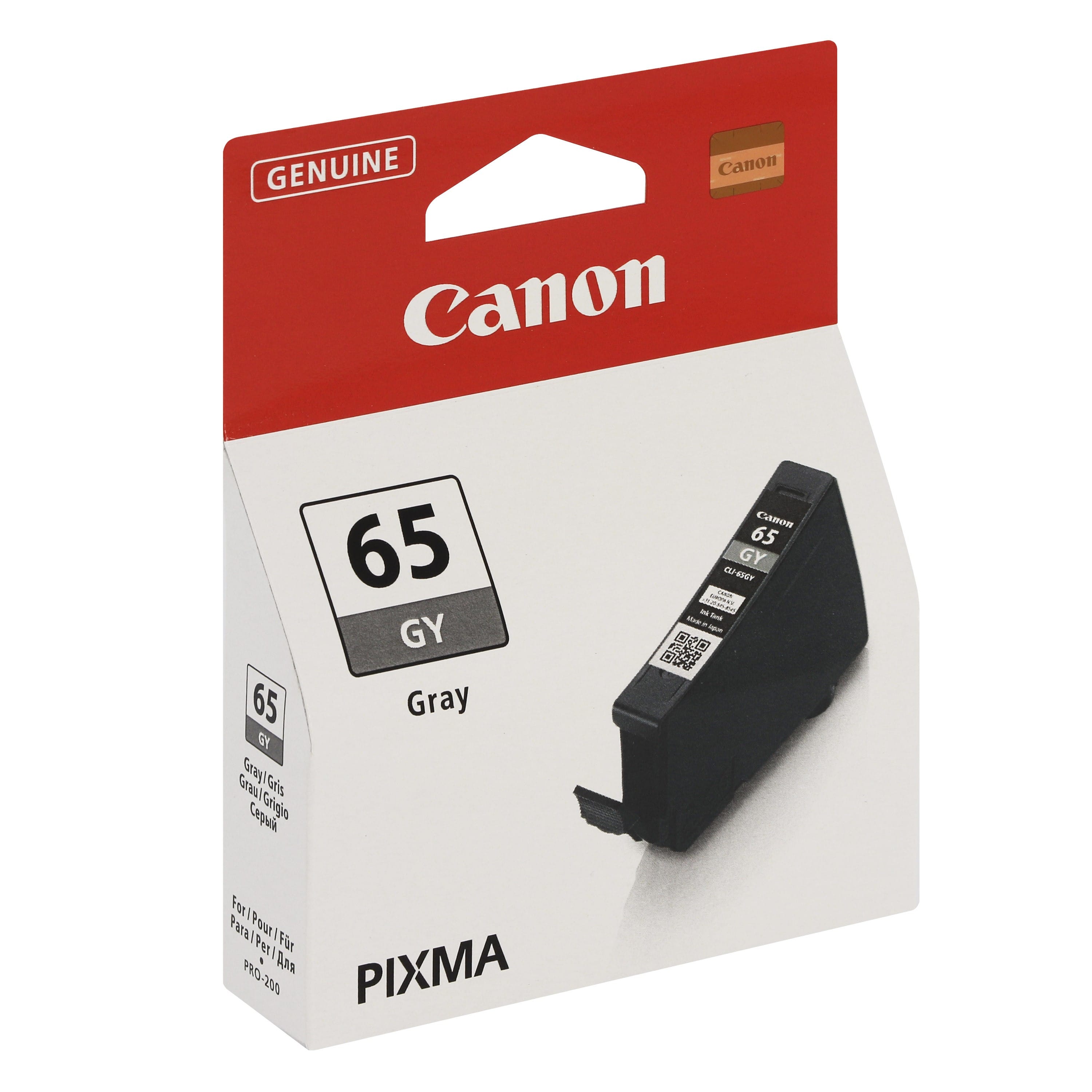 CANON - Cartouche d'encre traceur CLI-65GY gris pour Pixma Pro-200