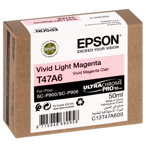 UltraChrome Pro 10 SC-P900 Vivid light magenta - 50ml - T47A6