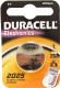 Pile lithium CR2025 3V DURACELL Blister d'1 pile