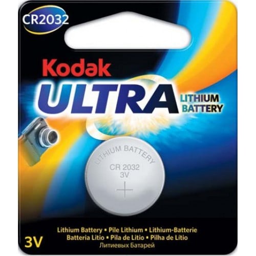 KODAK - Pile lithium CR2032 3V ULTRA Blister d'1 pile
