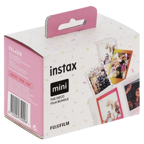 FUJI - Film instantané Instax Mini Bundle Deco - 3 films déco