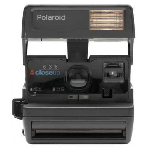 POLAROID - Appareil photo instantané 600 Carré (reconditionné) - Style années 80 - Format photo 7,9x7,9cm - Utilise le film Impossible 600