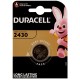 Pile lithium CR2430 3V DURACELL Blister d'1 pile