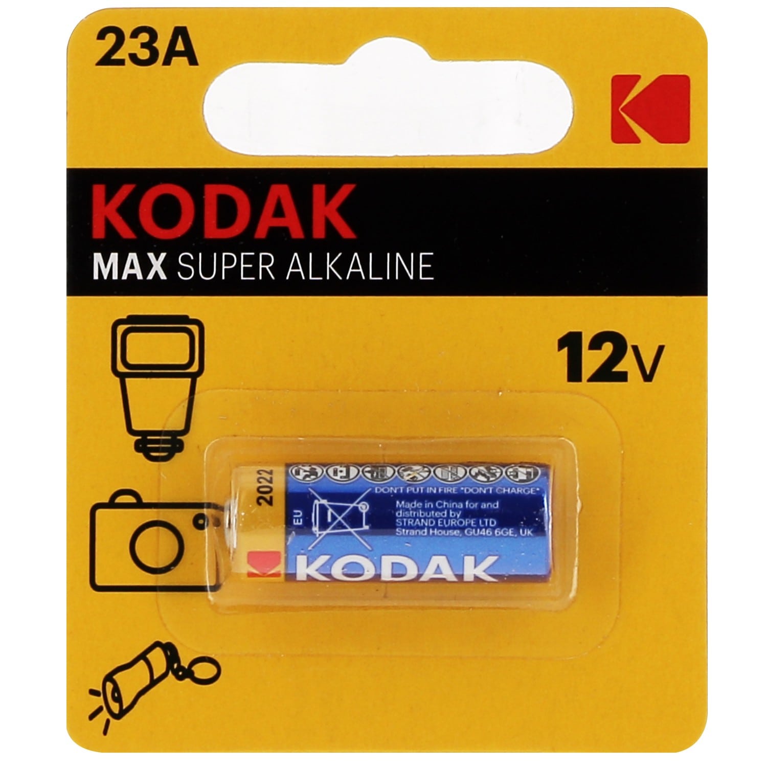 Pile alcaline LR03 AAA AM4 1,5V KODAK MAX Blister de 4 piles