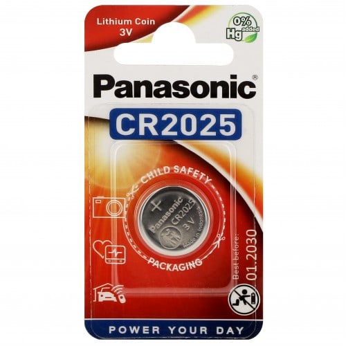 PANASONIC - Pile lithium CR2025 3V Power Blister d'1 pile