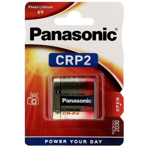 PANASONIC - Pile lithium CR-P2P 6V Photo Power Blister d'1 pile