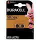 Pile oxyde d'argent SR44 / 357/303 1,5V DURACELL Blister de 2 piles