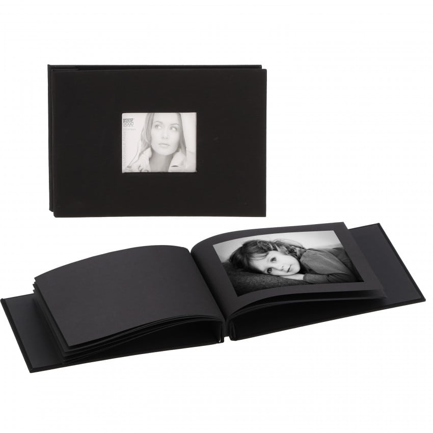 Album photo DEKNUDT 13x18cm - 20 feuilles amovibles Noir