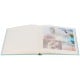 série BELLA VISTA Traditionnel en Lin - 30x31cm 60 pages blanches - Couverture personnalisable (Tredn Aqua)