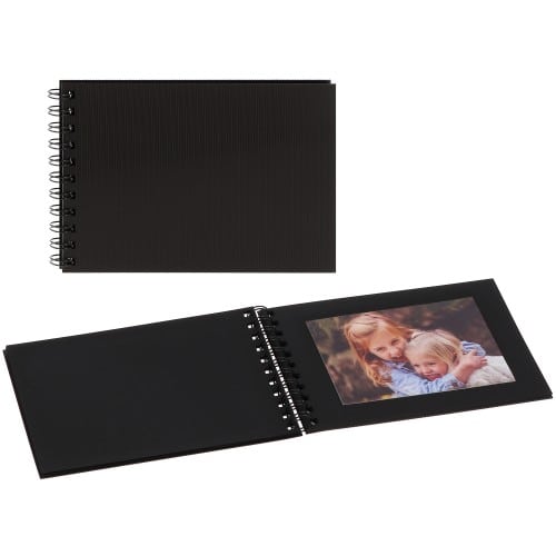 Album Photos traditionnel 30x32cm 100 pages SQUARE noir