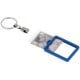 Porte-clef photo DEKNUDT rectangle - Métal Bleu - Pour photo 3,5x4,5cm