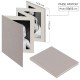 Deknudt album accordéon tissu gris 8 photos 10x15cm (l''unité)  *