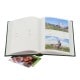 pochettes avec mémo MARBRE 2 - 100 pages blanches - 200 photos - Couverture Verte 20x27,6cm