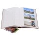 pochettes avec mémo MARBRE 2 - 100 pages blanches - 300 photos - Couverture Bordeaux 23,5x36,5cm