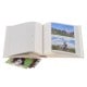 pochettes avec mémo ERICA SQUARE - 100 pages blanches - 200 photos - Couverture Beige 23,5x25cm