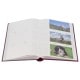 pochettes avec mémo ERICA "Ellypse2" - 100 pages blanches - 300 photos - Couverture Violette 22,5x37cm
