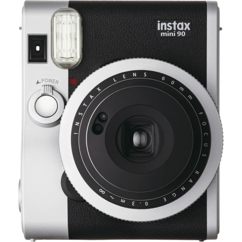 Appareil photo instantané FUJI Instax Mini 90 Neo Classic - Format photo 62x46mm - Livré avec batterie, chargeur et dragonne - D