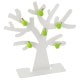 Arbre magnétique DEKNUDT - livré avec 6 aimants poire - Métal noir - Hauteur 38 cm