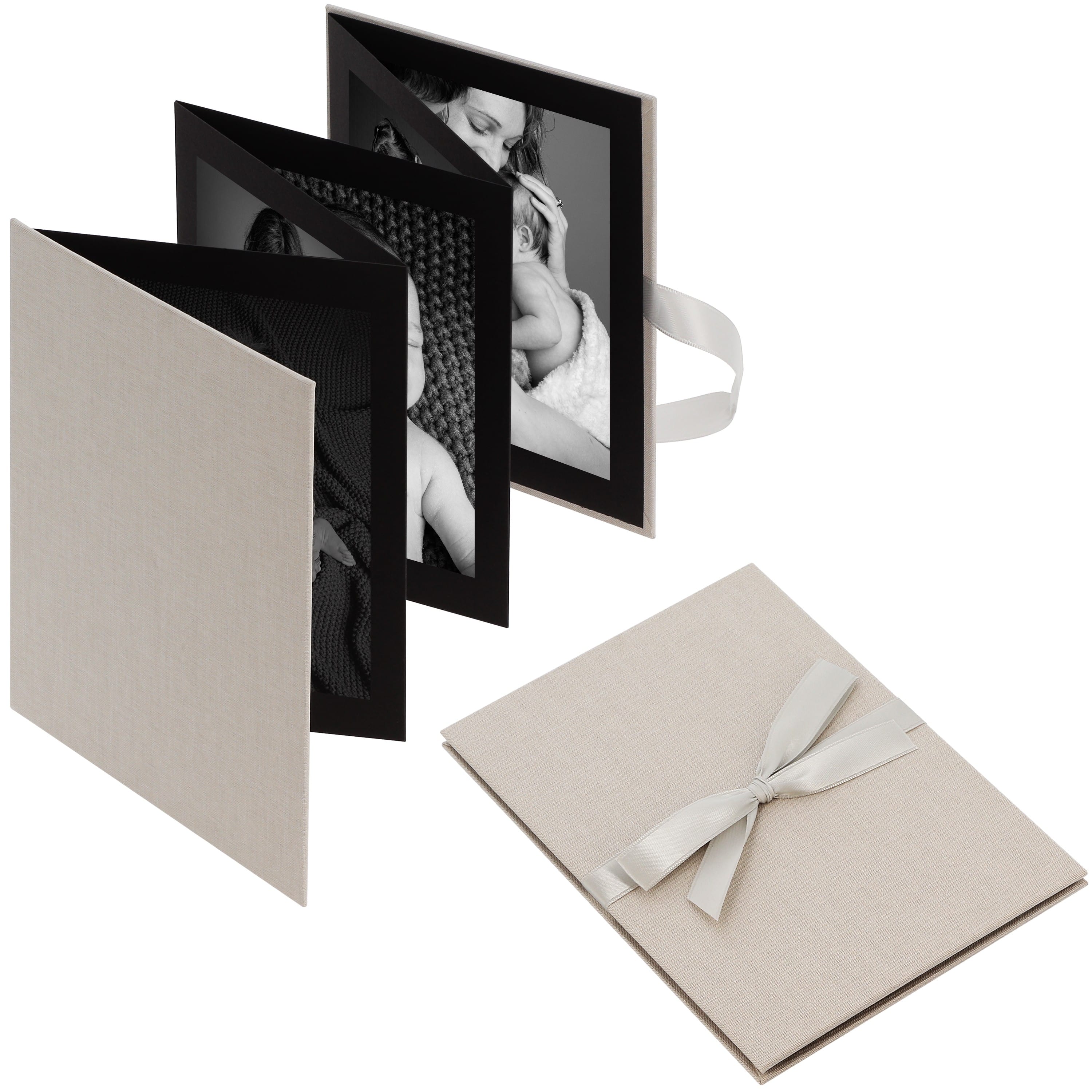 Album Photo Goldbuch Bella Vista 30x31 Cm – 60 Pages Noires, Lin Aqua, Intercalaires Pargamin