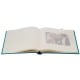 Album photo PANODIA série LINEA 30x30cm - 60 pages ivoires - Traditionnel - Couverture personnalisable (Bleu)