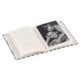pochettes sans mémo La Fleur - 40 pages blanches - 40 photos - Couverture Blanche 13x16,5cm