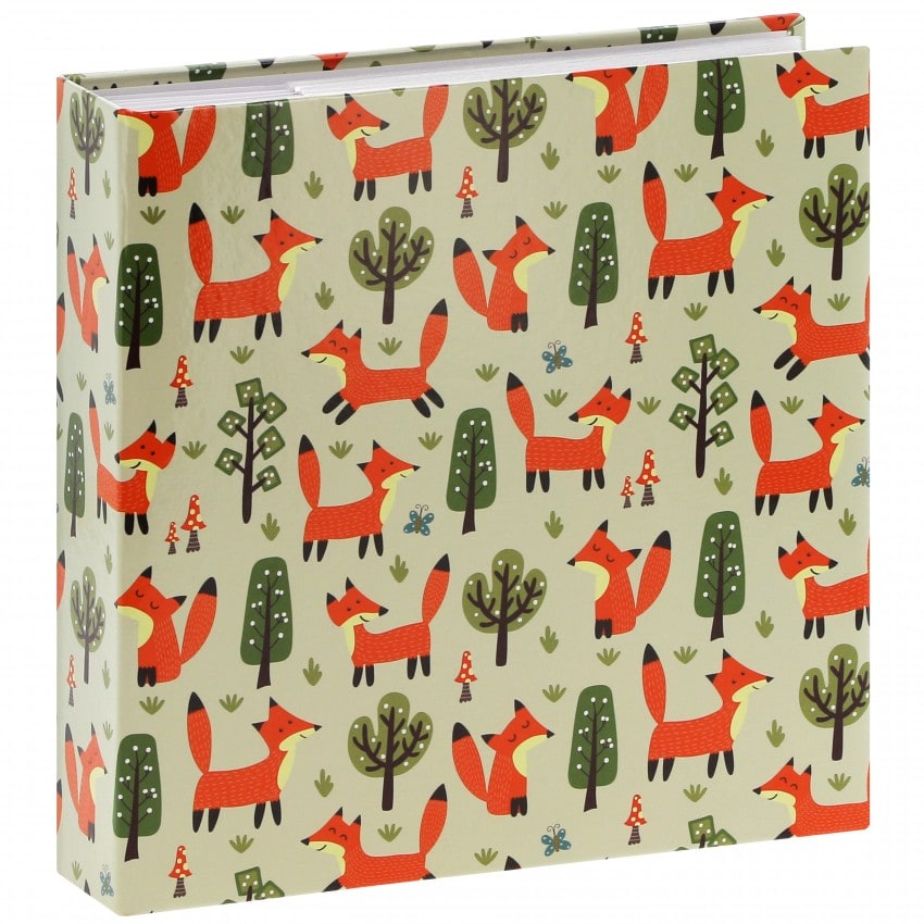 pochettes avec mémo Forest Fox - 100 pages blanches - 200 photos - Couverture Multicolore 22,5x22cm